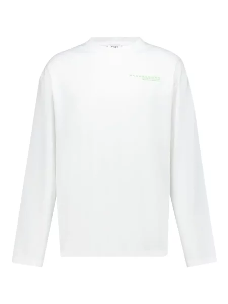 Tricou Casablanca cu imagine lung alb
