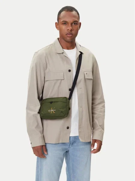 Geantă crossover Calvin Klein Bold Camera Bag verde