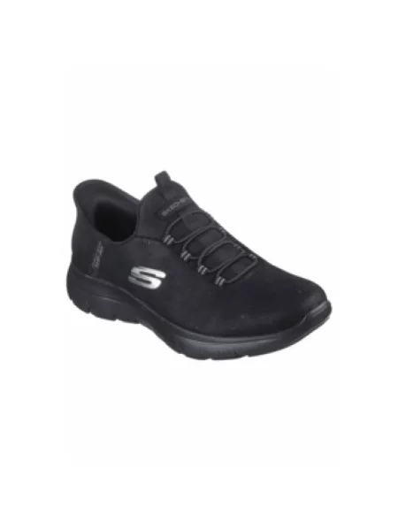 Sneakersy Skechers wsuwane czarne