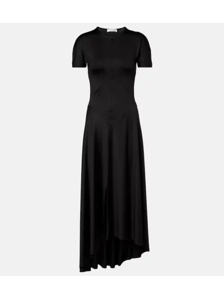 Rochie midi Victoria Beckham până la genunchi de costum negru