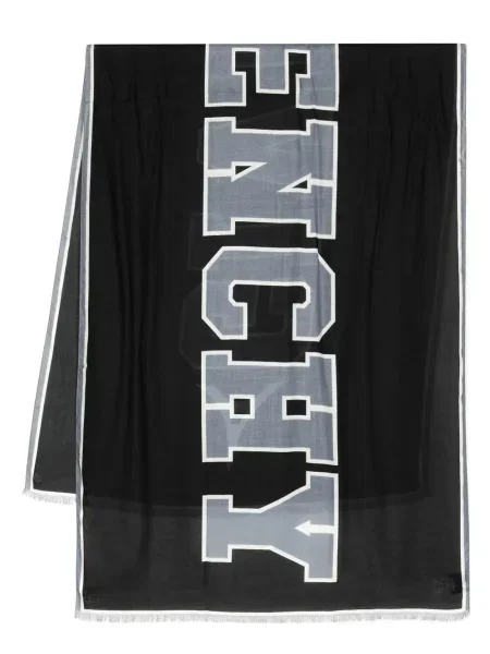 Fular Givenchy cu imagine negru