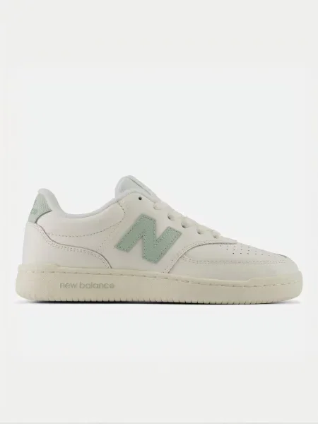 Шкіряні Жіночі Кеди низькі New Balance білий