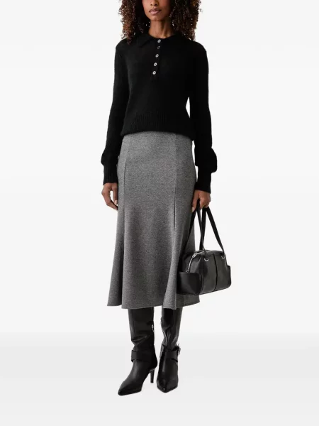 Gulerat top Patrizia Pepe negru