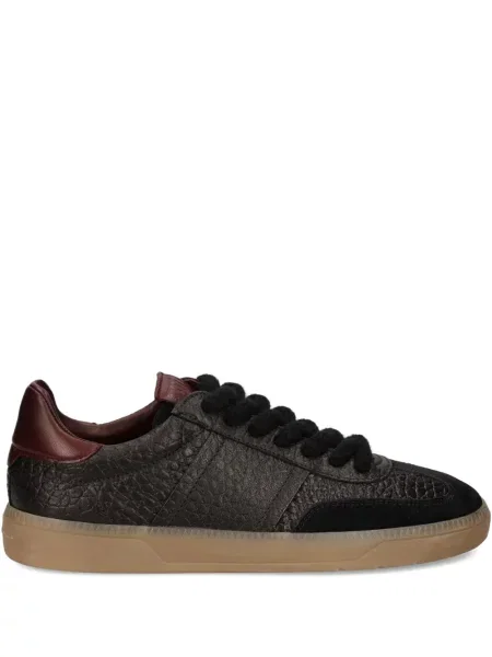 Sneakerși Kennel & Schmenger cu șireturi din dantelă negru