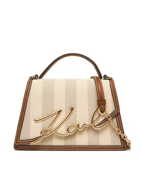 Сумка Karl Lagerfeld бежевая