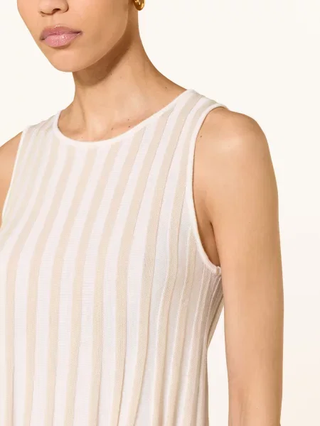 Dzianinowy top Hemisphere beżowy