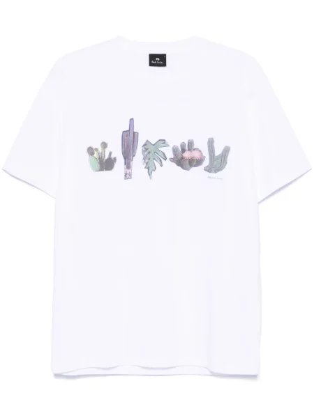 Tricou Ps Paul Smith cu imagine alb