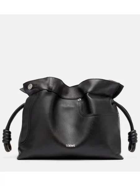 Geantă plic Loewe din piele maro