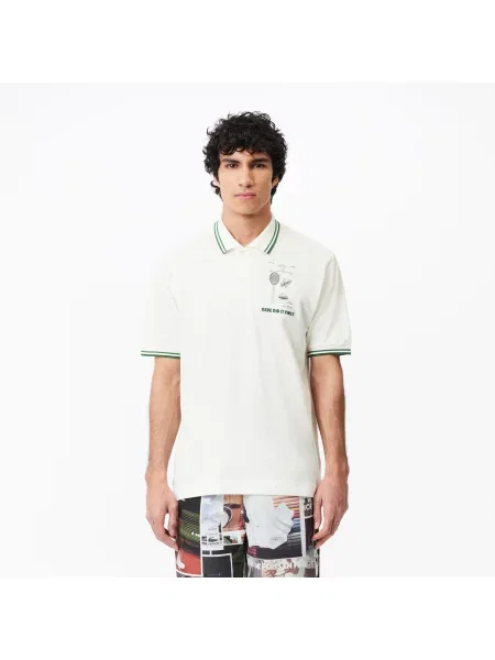 Lacoste поло чоловіче бежеве