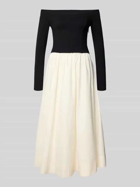 Sukienka koktajlowa z dekoltem carmen model ‘Savannah’ Forever New czarna