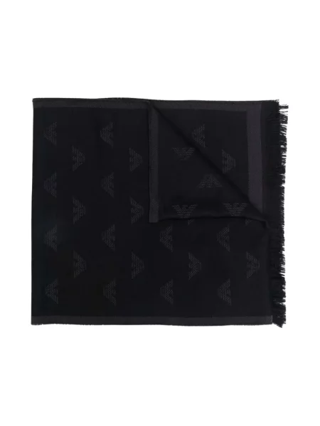 Szal Emporio Armani szara