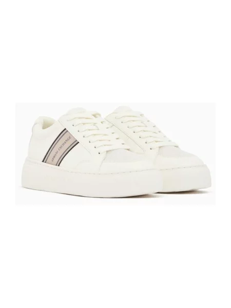 Sneakerși Armani Exchange alb