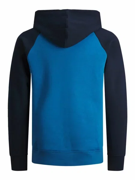 JACK & JONES Mikina námornícka / kráľovská / žltá modrá