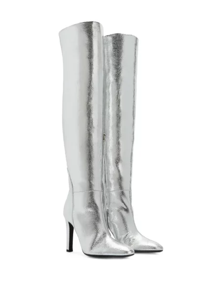 Ilgaauliai batai Giuseppe Zanotti sidabrinė