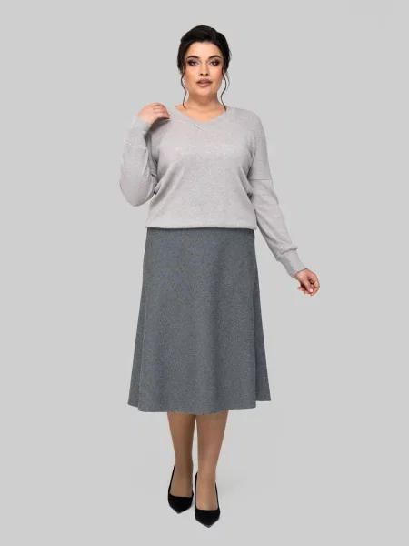 Юбка миди All Posa серая