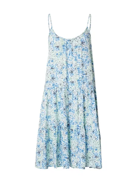 Hailys Rochie albastru / albastru deschis / verde pastel / murdar alb