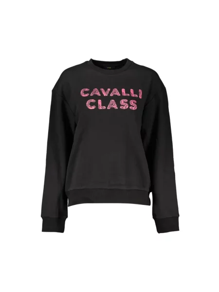 Bluza Cavalli Class z długim rękawem czarna