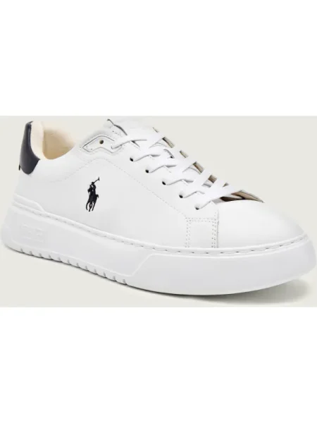 POLO RALPH LAUREN Teniși din piele RLITE COURT alb