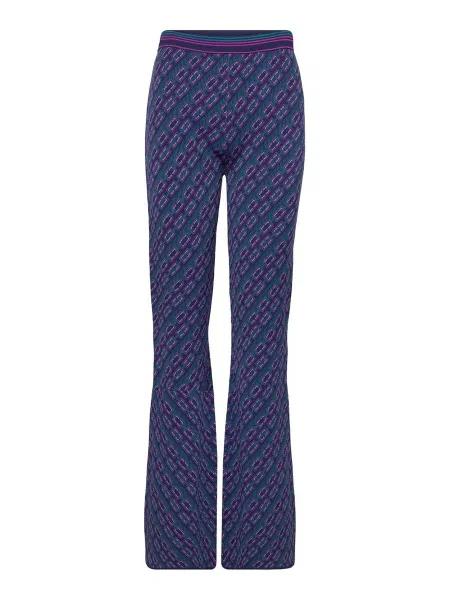 Pantaloni Diane Von Furstenberg albastru