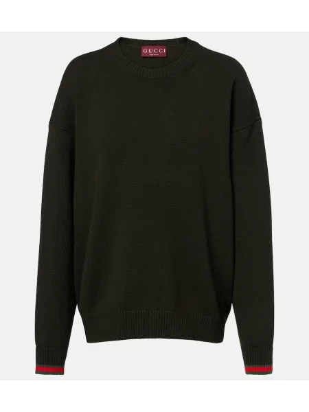 Pulover Gucci de lână verde