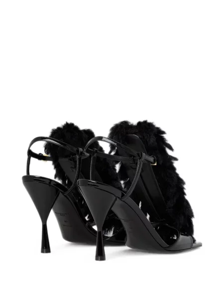 Sandale Givenchy din piele de lac negru