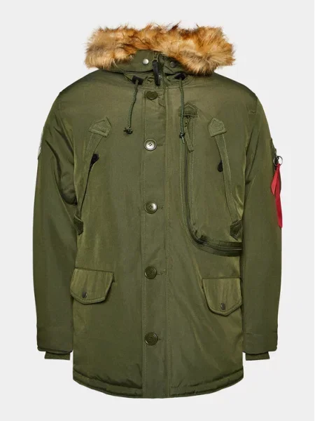 Alpha Industries Žieminė striukė Polar žalia