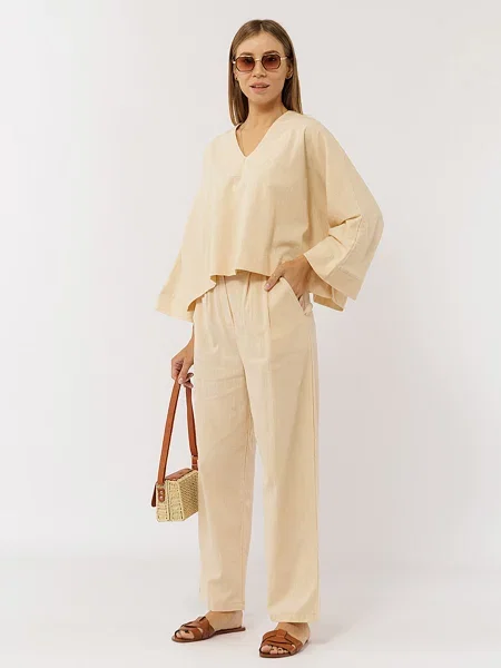 Штани YUKI бежевий