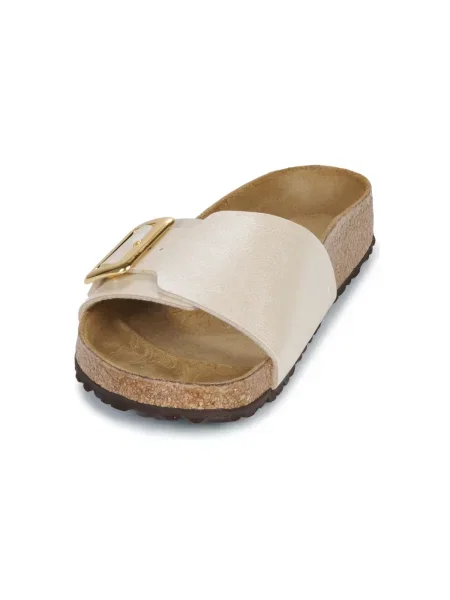 Pantofi Birkenstock cu perle alb