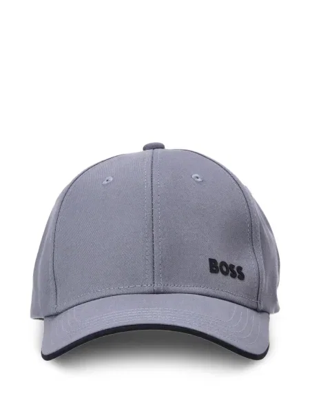 Κασκέτο Boss με αυτόγραφο γκρι