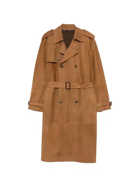 Płaszcz Canali dwurzędowy brązowy