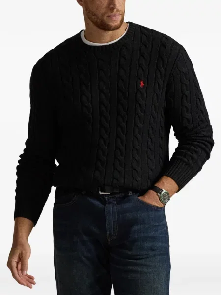 Șosete Polo Ralph Lauren cu broderie în carouri de flanelă verde