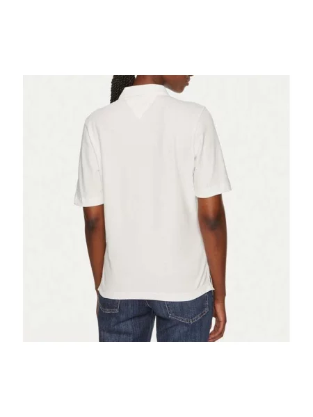 Tricou polo Tommy Hilfiger alb