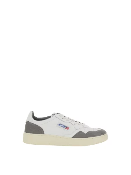 Sneakersy Autry zamszowe casual białe