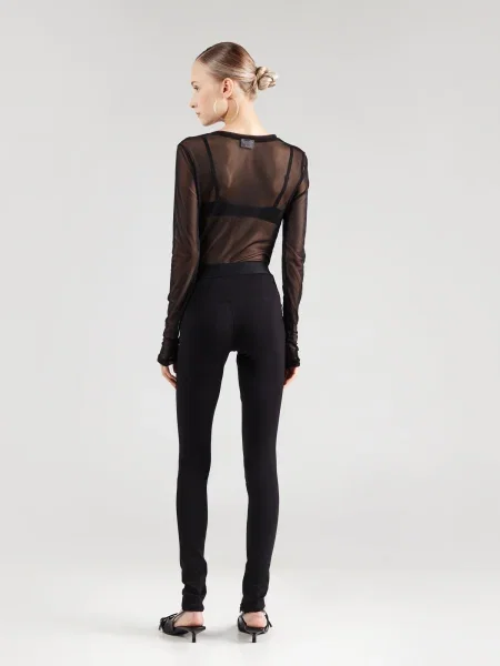 WEEKDAY Pantaloni Ricci' negru
