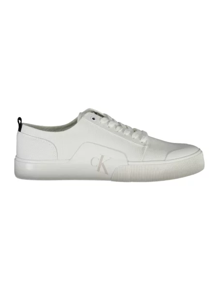 Trampki Calvin Klein z autografem białe