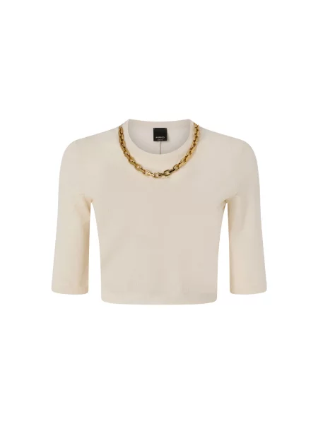 Top Pinko alb