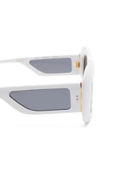 Ochelari de soare Linda Farrow alb
