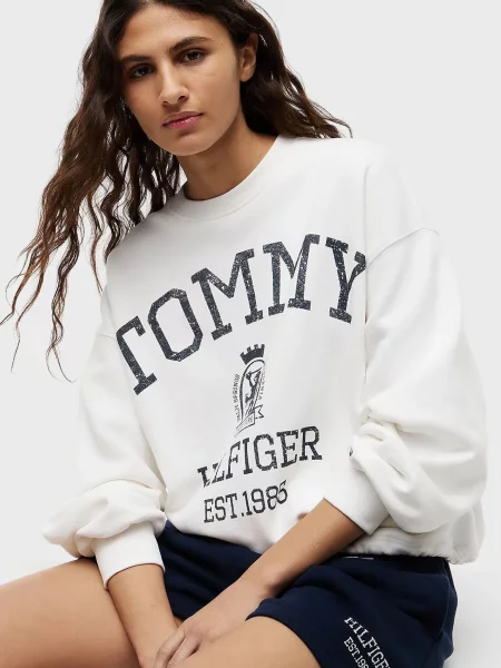 Світшот Tommy Hilfiger білий