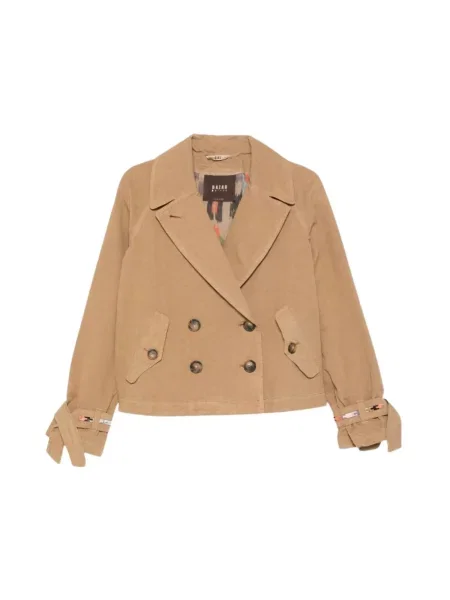 Kurtka Bazar Deluxe dwurzędowa beżowa