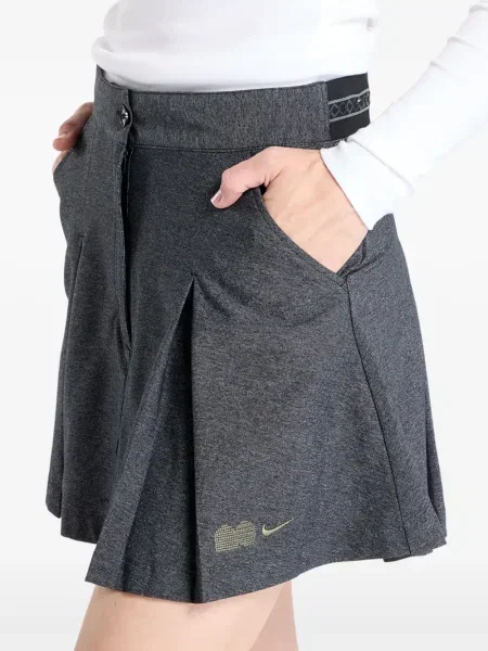 Tricou Nike din piele alergare plisat negru