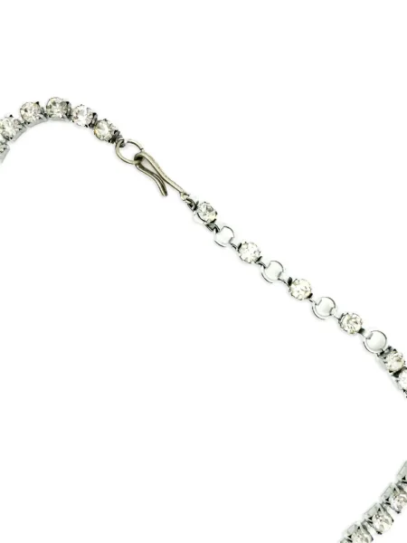 Vėrinys Jennifer Gibson Jewellery su kristalais sidabrinė