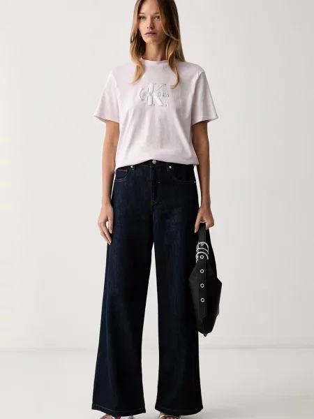Calvin Klein Jeans tričko dámske ružová