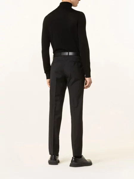 Roy Robson Oblekové Kalhoty Regular Fit black černé