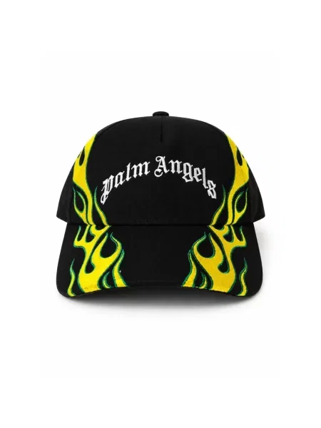 Czapka z daszkiem Palm Angels czarna