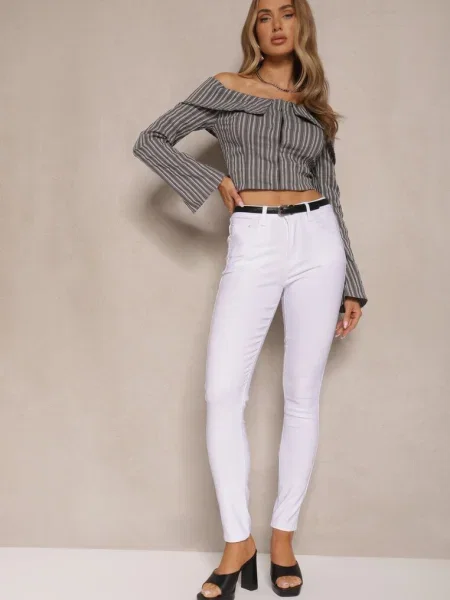 Pantaloni Sepallia Albi alb