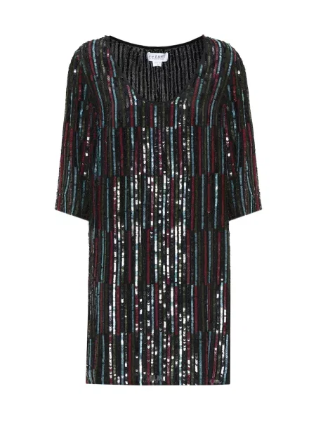 Zamatové oblekové šaty Velvet čierna