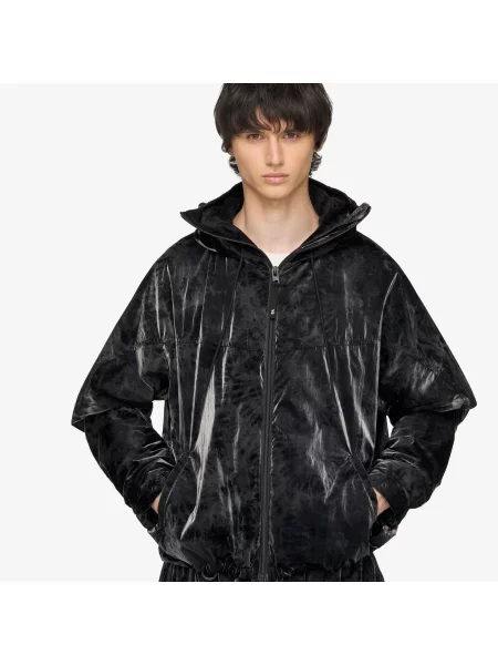 Jachetă Marble Windbreaker Black M negru