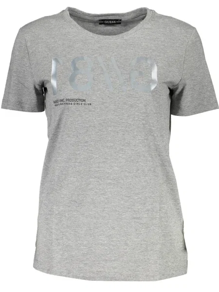 Tricou Guess Jeans scurt gri