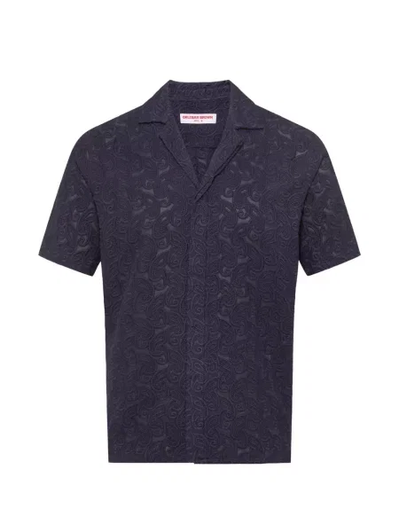 Риза Orlebar Brown синьо