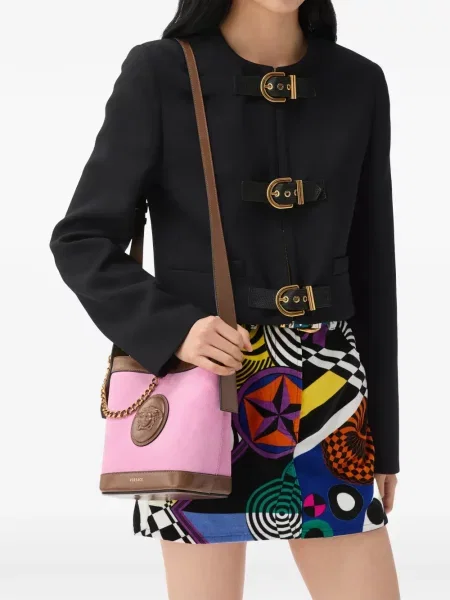 Geacă Versace de lână negru